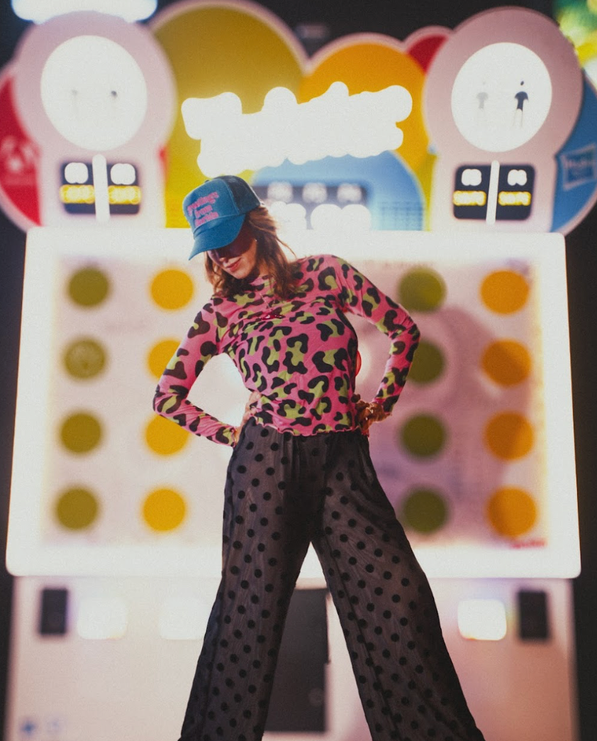 Pink Pounce Mesh Long Sleeve