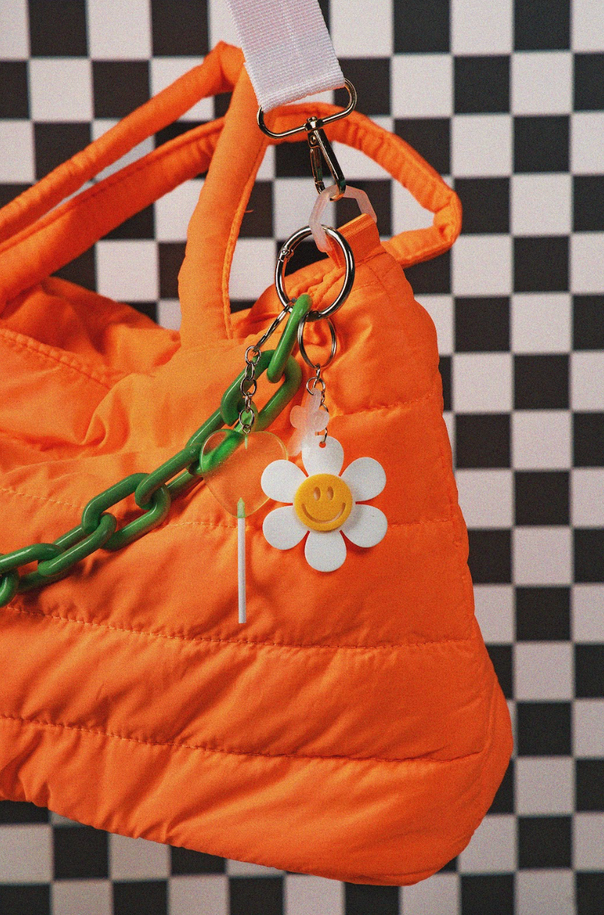 Neon Vibes Tote in Orange
