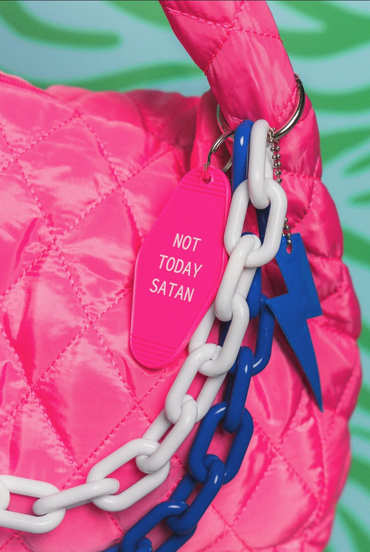 Not Today Neon Pink Tote