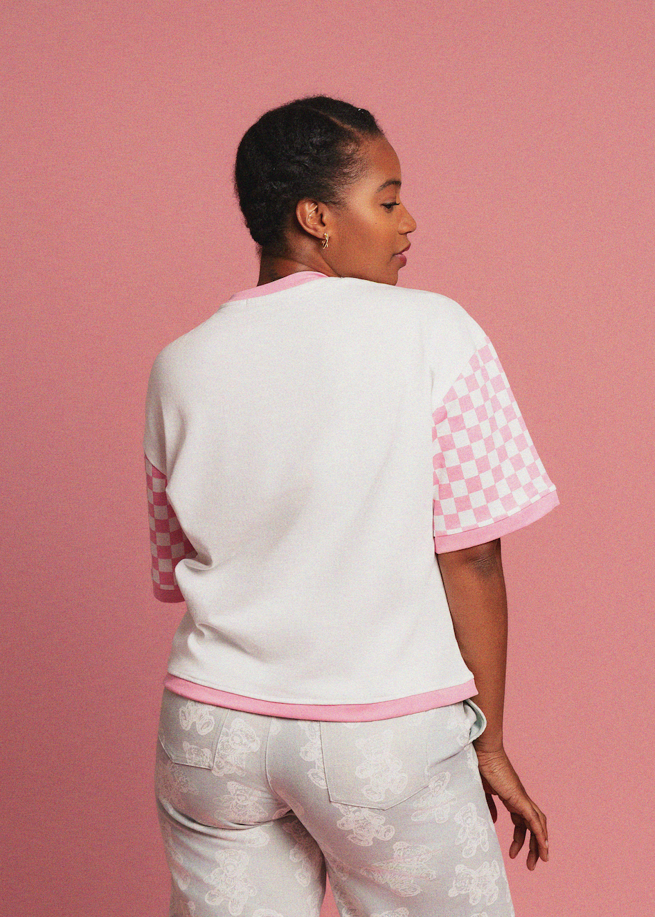 My Happy Place Half Sleeve Boxy Tee