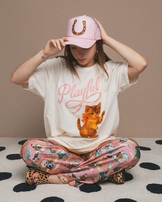 Lucky Girl - Horseshoe Trucker Hat