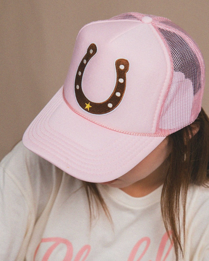 Lucky Girl - Horseshoe Trucker Hat