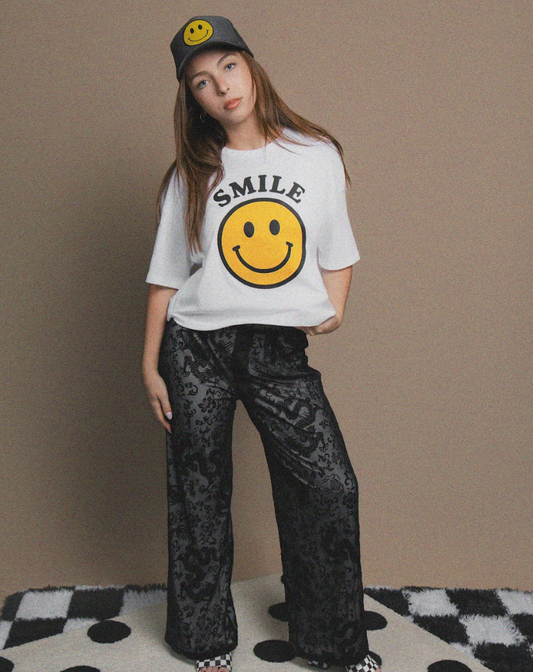 Dragon Fire  Mesh Wide Leg Pant