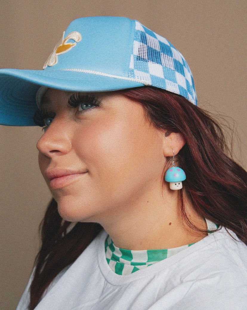 Top Banana Checkerboard Trucker Hat