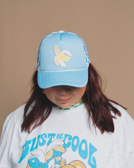 Top Banana Checkerboard Trucker Hat