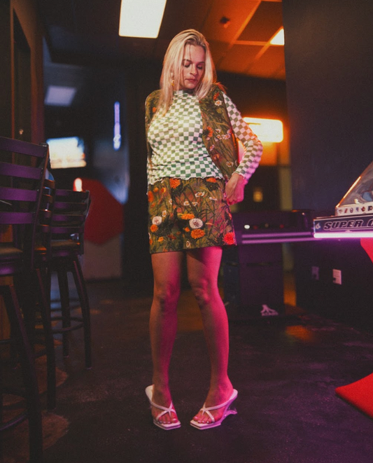 Green Light Go Mesh Long Sleeve