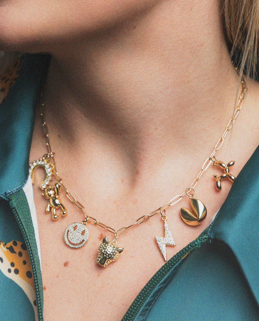 Dopamine Dream Icons Necklace in Gold