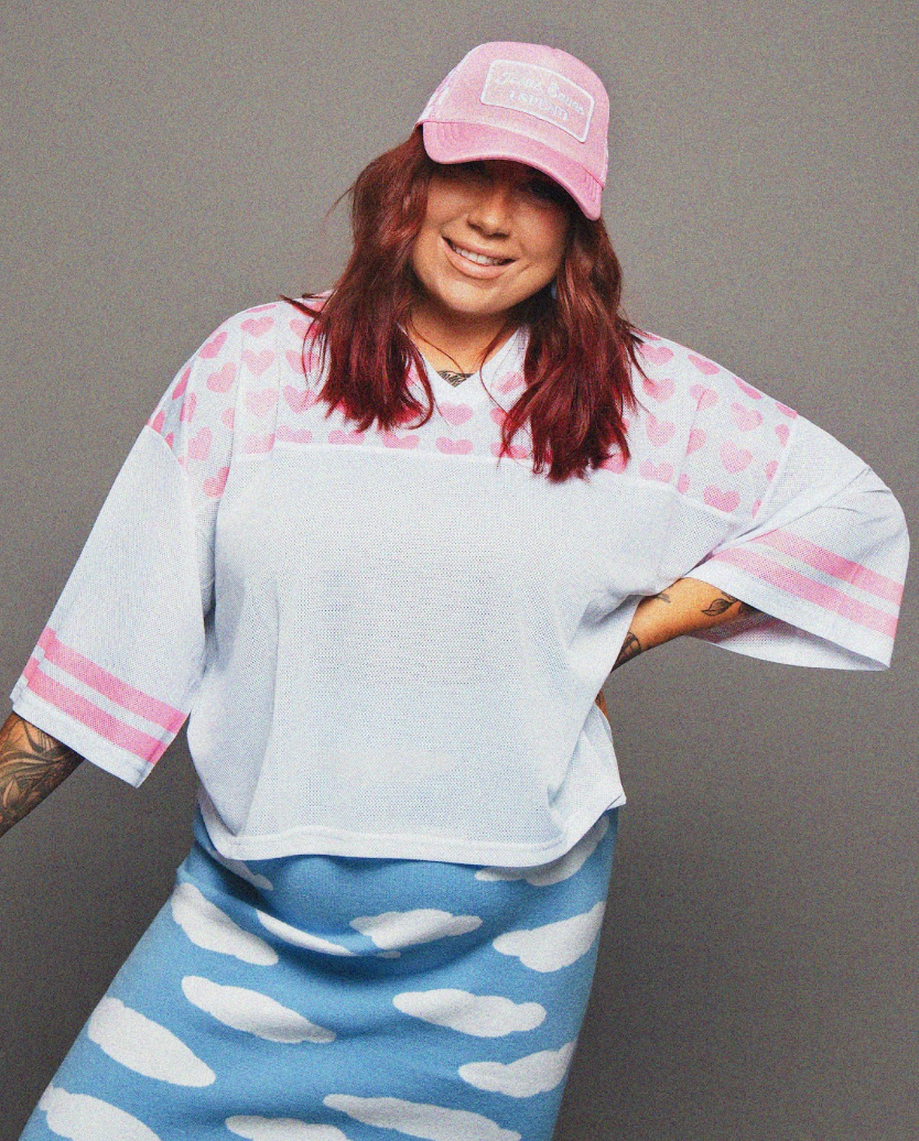 All Hearts Mesh Jersey