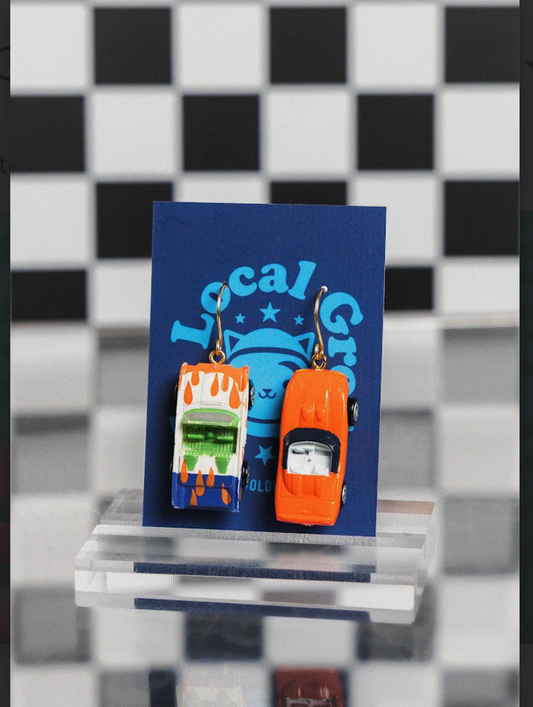 Fast Lane Vintage Micro Machine Earrings