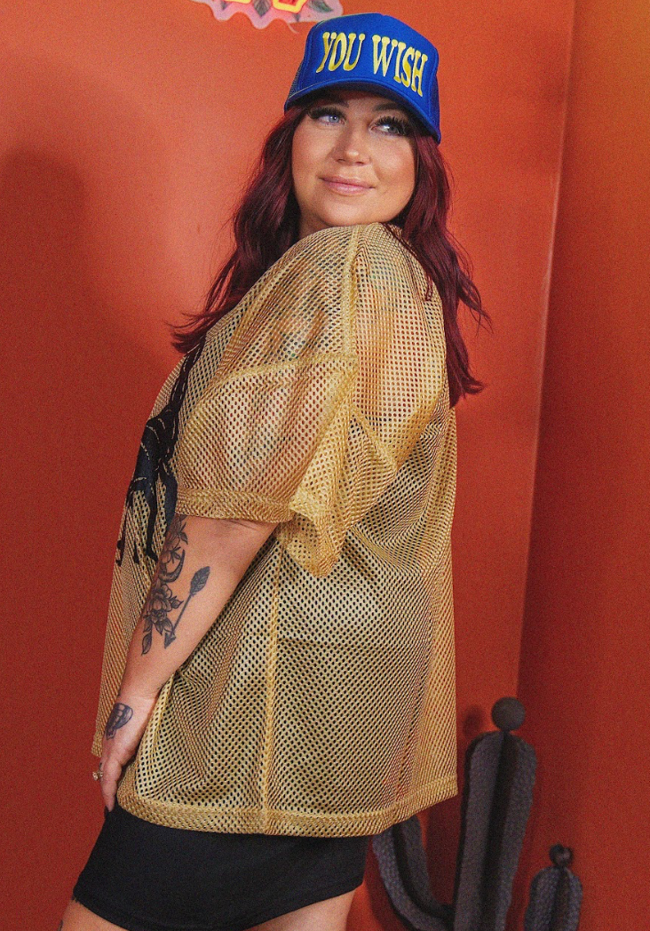 Midnight Mojave Scorpion Print Mesh Jersey and Slip Dress Set