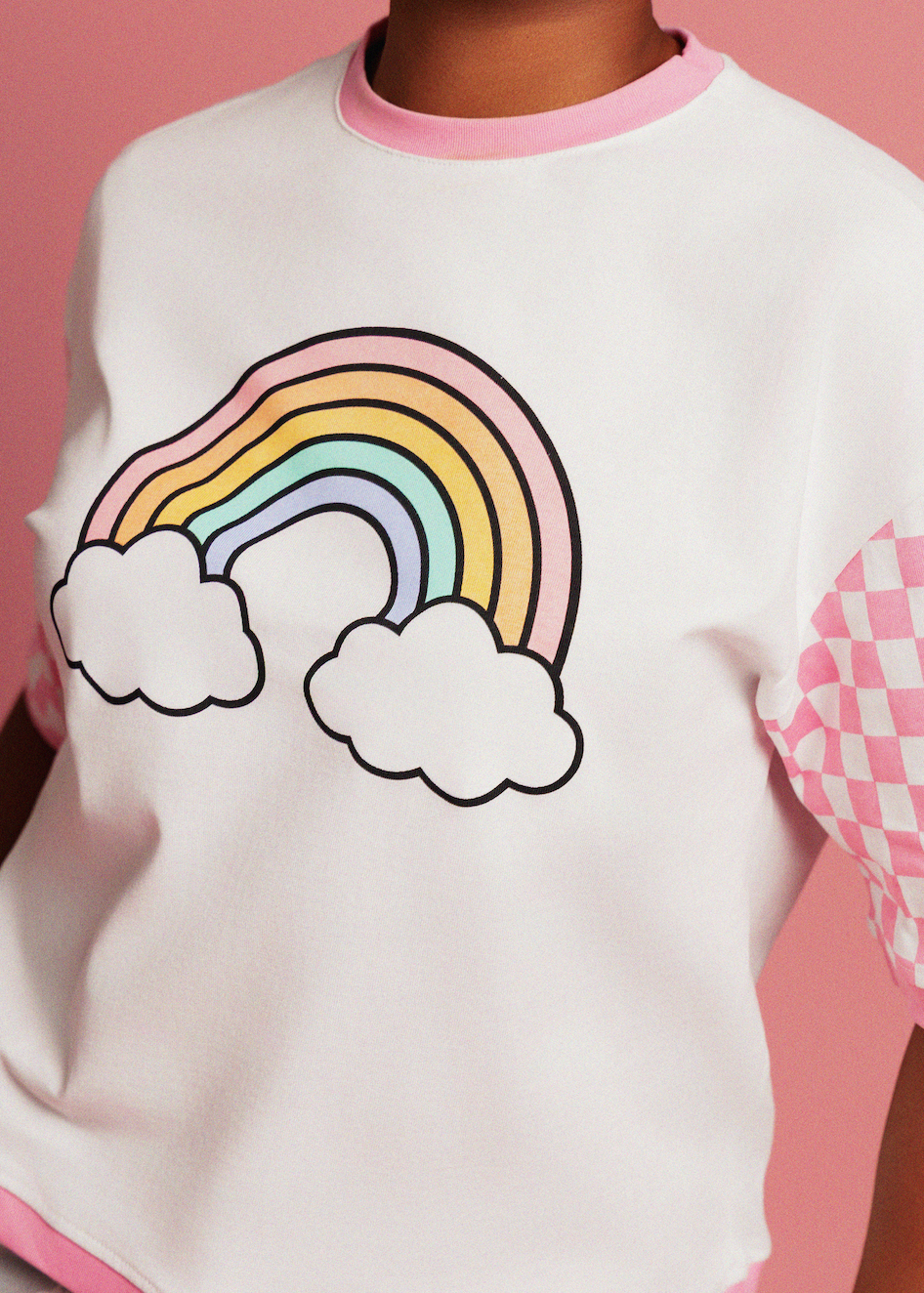My Happy Place Half Sleeve Boxy Tee