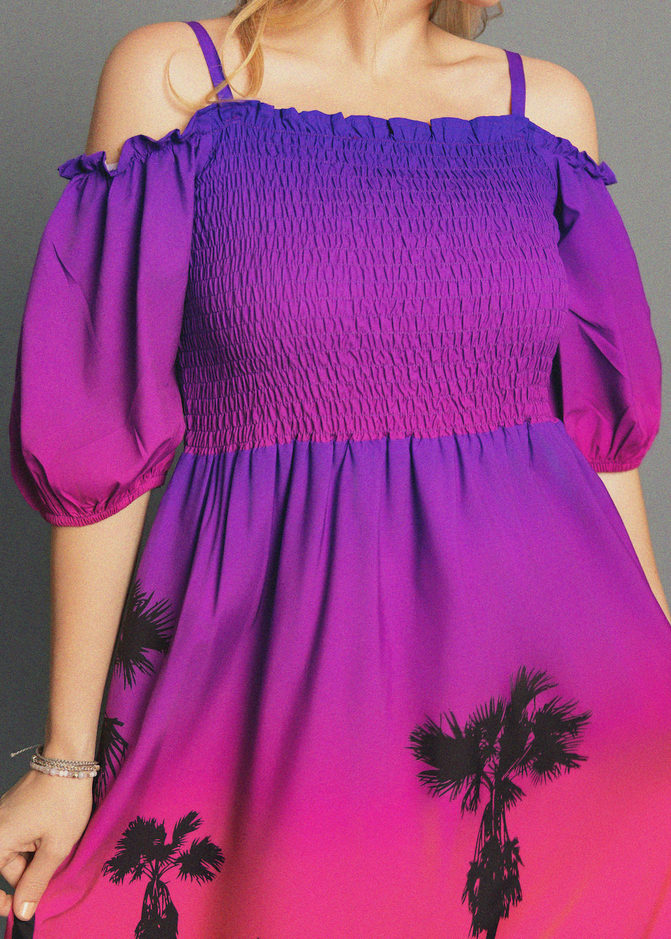 LA Sunset Smocked Dress