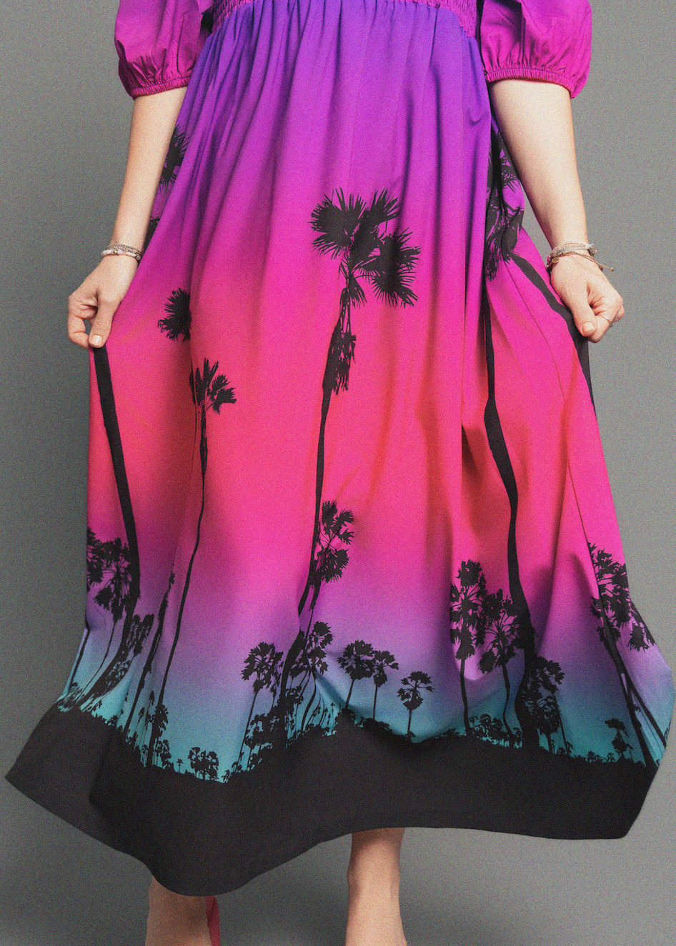 LA Sunset Smocked Dress