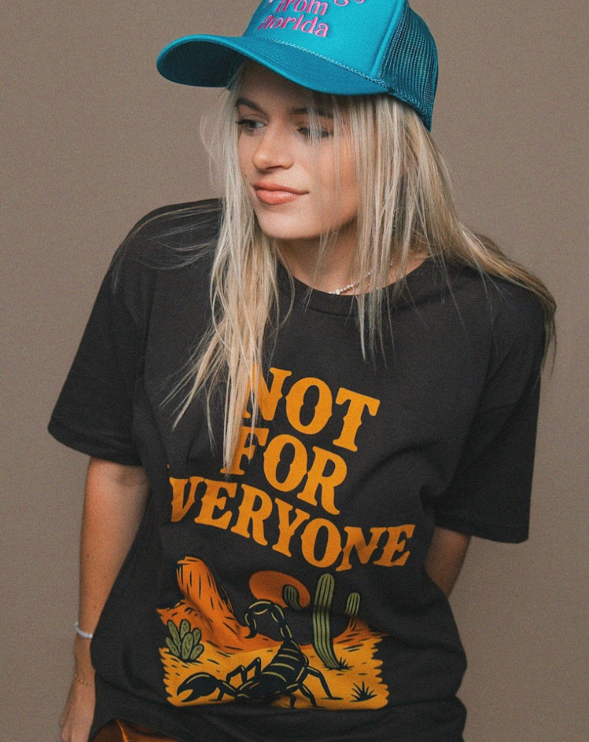 Not For Everyone Oversized Graphic Tee