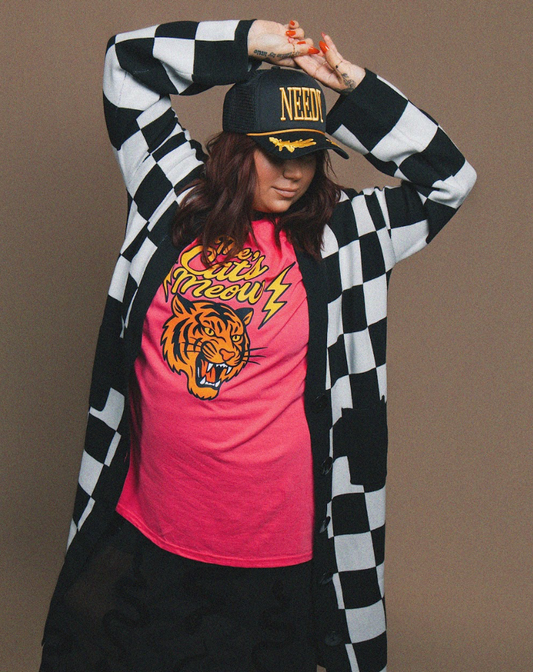 The Cat's Meow Oversized Graphic Tee