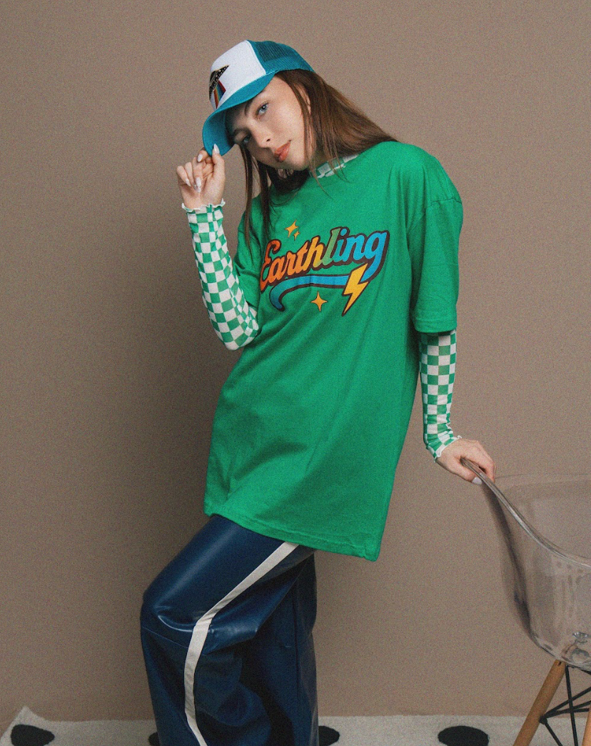 Earthling Oversized Graphic Tee