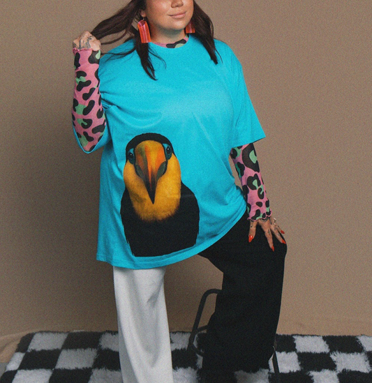 You Can Toucan Oversized Graphic Tee