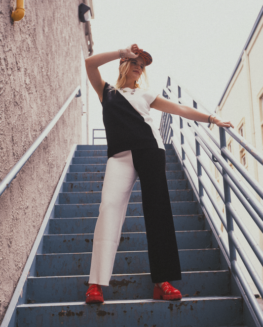 Yin Yang Sweater and Pants Set