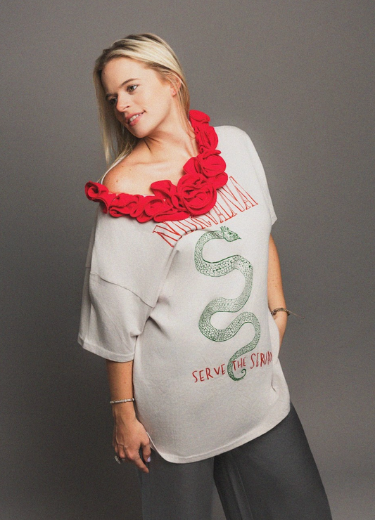 Serpent and the Rose - Nirvana Oversized Band Tee