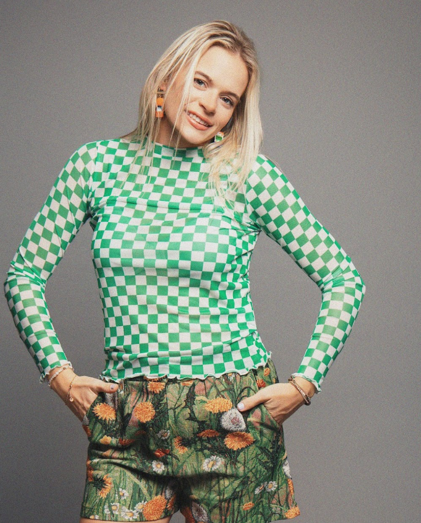 Green Light Go Mesh Long Sleeve