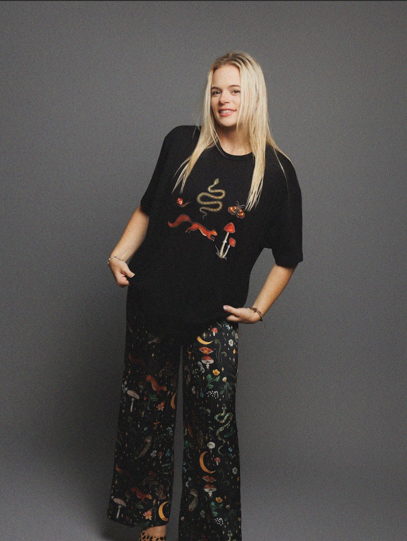 Magical Forest Friends Oversized Graphic Tee