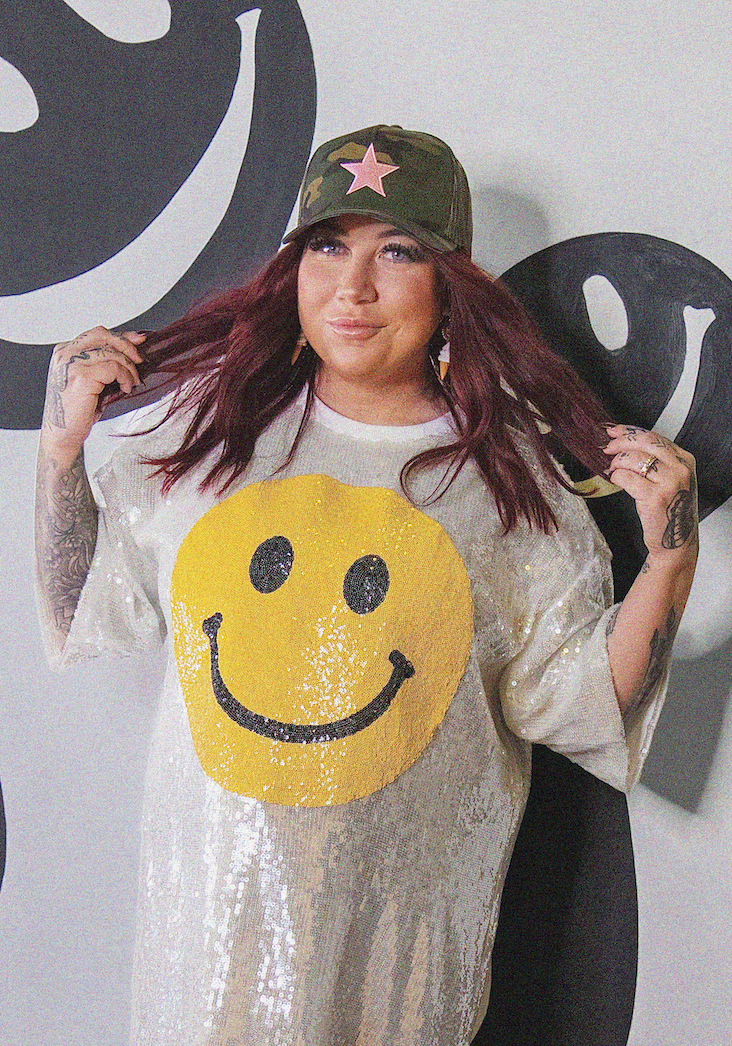 Pink Star Camo Trucker Hat